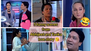 Funny moments of Abhijeet and Tarika love story Cid comedy scenescid [upl. by Latonia]