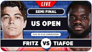 FRITZ vs TIAFOE ● US Open 2024 Semifinal ● LIVE Tennis Play by Play Stream [upl. by Notsa]