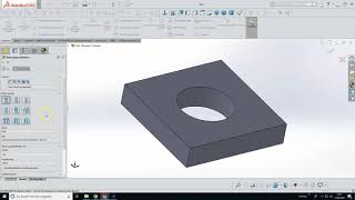 04  Solidworks  Bohrungsassistent und Mustern [upl. by Anwaf]