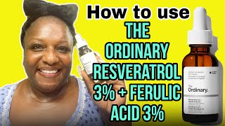 Review of The Ordinary Resveratrol 3  Ferulic Acid 3 [upl. by Akitahs57]