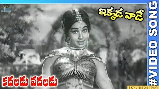 Kadaladu Vadaladu Movie Ikkada Vaade Video Song NTR Jayalalitha skyvideostelugu [upl. by Ennayk183]