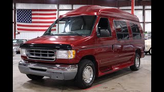 1997 Ford Econoline Conversion Van For Sale  Walk Around Video 58K Miles [upl. by Aer]