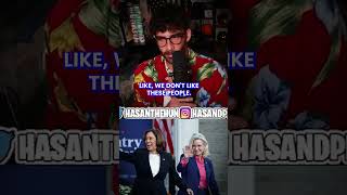 Hasan DESTROYS Kamala Harris for courting LOSER Liz Cheney  Hasanabi Reacts shorts kamalaharris [upl. by Chee537]