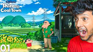 SHINCHAN amp SHIRO ON ADVENTURE😍 Shinchan Shiro and Coal Town [upl. by Fulbert435]