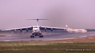 FULL HD Siryan IL76TD INSANE TAKEOFF MoscowVnukovo [upl. by Nahpets470]