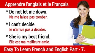 Apprendre langlais et le Français  Easy To Learn French and English Part  7 [upl. by Edlyn]