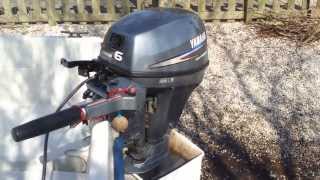 Yamaha 6hp 4 stroke starting and running [upl. by Butch148]