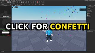 How to make a CONFETTI EFFECT in ROBLOX [upl. by Nodlehs]