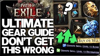 Path of Exile 2  18 IMPORTANT Gear Tips You NEED to Know  Best Crafting Uniques Sockets Guide [upl. by Ettevi793]