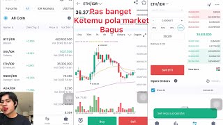 beli crypto di aplikasi indodax dengan modal 39 ribu langsung profit [upl. by Ellenor903]