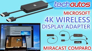 Casting in 4K Microsoft 4K Wireless Display Adapter Review  Miracast Receiver Shootout [upl. by Anayhd177]