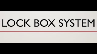 Cash Management Lock Box System [upl. by Ekez164]