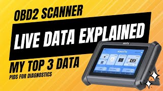 OBD2 Scanner Live Data Explained Top 3 Data PIDs [upl. by Giliane]