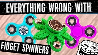 Everything WRONG with Fidget Spinners TOP SUPER RARE TRICKS  Philip Green [upl. by Audrye]