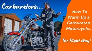 How to Properly Warm Up Your Carbureted Motorcycle [upl. by Mychal]