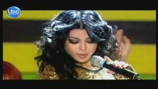 Haifa Wehbe  Badde Shouf Live  Elite Model Look Lebanon2011 [upl. by Oirom137]