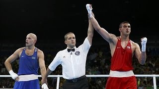 Evgeny Tischenko Russia Gifted Gold Medal vs Vassiliy Levit Kazakhstan at HW Olympics [upl. by Uhn]