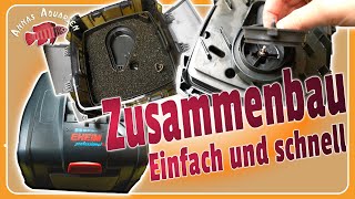 Eheim professionel 4 Filter  Einfaches Zusammenbauen nach Reinigung [upl. by Tymon459]