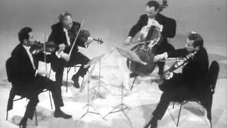 Borodin Quartet play Borodin String Quartet no 2  video 1973 [upl. by Anirehs]