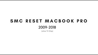 SMC Reset Apple MacBook Pro Air 20102011201220132014201520162017 [upl. by Niboc]