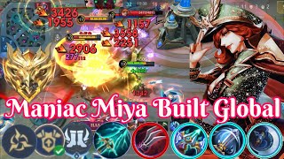 Maniac Miya Goddess  MLBB Miya Solo Rank Gold Land Boss miya mobilelegends mlbb top1mlbb [upl. by Alger977]