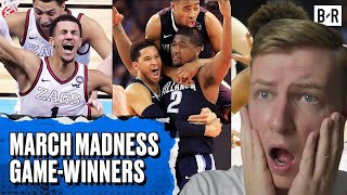 British Guy Reacts To 10 Minutes of March Madness Wild GameWinners [upl. by Raybourne]