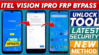 Itel Frp Bypass Android 1213 New Method 2025  Itel Vision Google Account Bypass Unlock tool [upl. by Andrew]