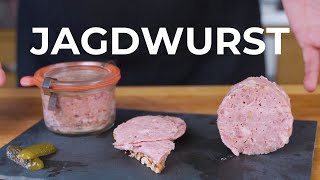 Homemade Jagdwurst  Delicious goodness [upl. by Pedaiah878]