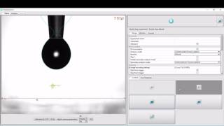 Contact angle measurements with Optical tensiometer [upl. by Lyssa794]