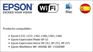 Cómo configuración impresoras Epson para utilizar WiFi 2014 Mac ES [upl. by Esnahc]