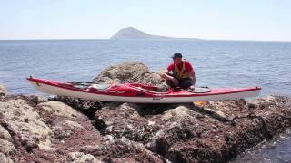 aires 155 sea kayak Broadband [upl. by Ellehcan]