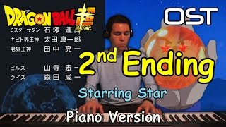 Dragon Ball Super Ending 2 Starring Star  KEYTALK Piano Version ドラゴンボール 超  スーパー [upl. by Lleret]