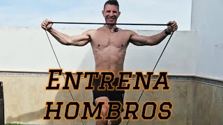 Día de Poner los hombros FUERTES con bandas [upl. by Fabrianne]