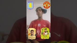 Aston villa Vs man united in premier League whos gonna win 🏆 [upl. by Ahseia]