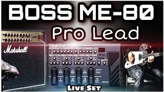 Boss ME80  Patches  Lead Pro Tone Settings [upl. by Billen]