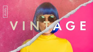 How to Create a Vintage Photo Look – Photoshop Tutorial [upl. by Perkoff]