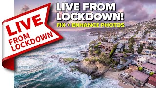 LIVE from LOCKDOWN  FIX YOUR photos in Photoshop [upl. by Cimah924]