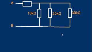 GCE A level Physics E14 The resistance of series and parallel resistor combinations [upl. by Adidnere]