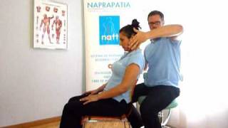 Ejercicio cervical Estiramiento de los suboccipitales [upl. by Neirb579]