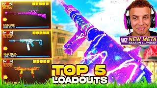 TOP 5 META LOADOUTS in Warzone Rebirth Island Update Best Class Setups [upl. by Lombardi]