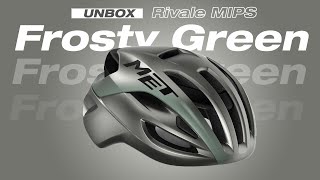 Unbox MET Rivale MIPS 2023 frosty green color The best Aeroroad Helmet [upl. by Sigrid]