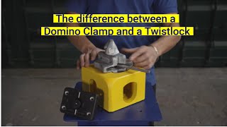 The difference between a Domino Clamp and a Twistlock [upl. by Winnick124]