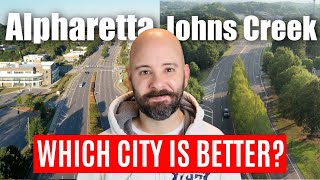 Best Atlanta Suburb Alpharetta vs Johns Creek [upl. by Rednael]