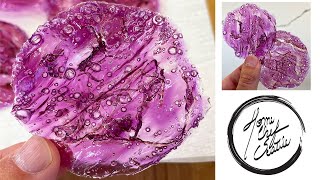 CLEAR RED CABBAGE CHIPS  Beautiful Garnish [upl. by Leone]