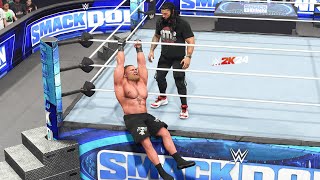 Brock Lesnar Enters Royal Rumble At No1  WWE 2K24 [upl. by Gilligan]