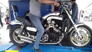 Yamaha 1200 Vmax 97 Dyno run [upl. by Hereld]