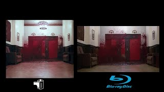 The Shining 1980  Bloody Vision  35mm Film vs BluRay  Comparison [upl. by Angi]