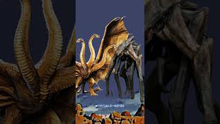 King Ghidorah vs Godzilla x Kong and 8 taitans [upl. by Ardelis]