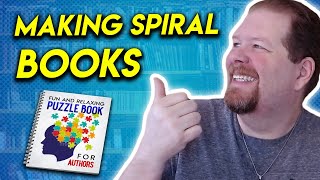 No Content Book Publishing  How to Make a Spiral Notebook [upl. by Orv]