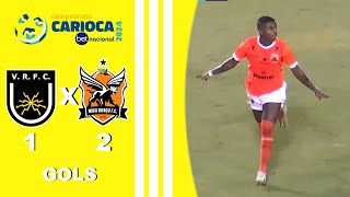 VOLTA REDONDA 1X2 NOVA IGUAÇU  CARIOCÃO 2024  TAÇA GUANABARA  11ª RODADA [upl. by Araiet834]